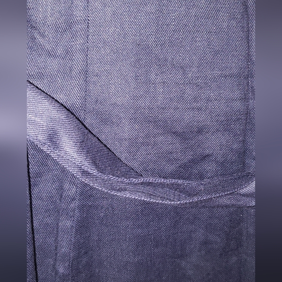 H by Halston Sleeveless Linen Dress Navy Blue size 8. NWT - Picture 12 of 12